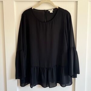 J. Crew peplum blouse